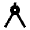 Compasses Fill Icon from Remix Fill Set