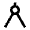 Compasses Line Icon from Remix Line Set