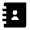 Contacts Book 3 Fill Icon from Remix Fill Set