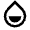 Contrast Drop 2 Line Icon from Remix Line Set