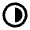 Contrast Line Icon from Remix Line Set