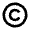 Copyright Line Icon from Remix Line Set