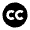 Creative Commons Fill Icon from Remix Fill Set