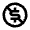 Creative Commons Nc Line Icon from Remix Line Set
