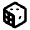 Dice Line Icon from Remix Line Set