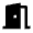 Door Open Fill Icon from Remix Fill Set