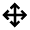 Drag Move 2 Line Icon from Remix Line Set