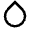 Drop Line Icon from Remix Line Set