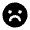 Emotion Unhappy Fill Icon from Remix Fill Set