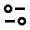 Equalizer 2 Line Icon from Remix Line Set