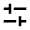 Equalizer 3 Line Icon from Remix Line Set
