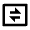 Exchange Box Line Icon from Remix Line Set