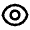 Eye Line Icon from Remix Line Set