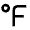 Fahrenheit Fill Icon from Remix Fill Set