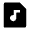 File Music Fill Icon from Remix Fill Set