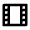 Film Line Icon from Remix Line Set
