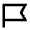Flag 2 Line Icon from Remix Line Set