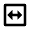 Flip Horizontal 2 Line Icon from Remix Line Set