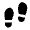 Footprint Fill Icon from Remix Fill Set