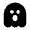 Ghost Fill Icon from Remix Fill Set