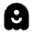 Ghost Smile Fill Icon from Remix Fill Set