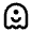 Ghost Smile Line Icon from Remix Line Set