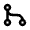 Git Merge Line Icon from Remix Line Set