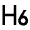 H 6 Icon from Remix Line Set