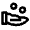 Hand Coin Line Icon from Remix Line Set