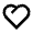 Heart 2 Line Icon from Remix Line Set