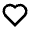 Heart Line Icon from Remix Line Set