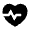 Heart Pulse Fill Icon from Remix Fill Set