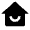 Home Smile Fill Icon from Remix Fill Set