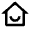 Home Smile Line Icon from Remix Line Set