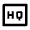 Hq Line Icon from Remix Line Set