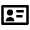 Id Card Line Icon from Remix Line Set