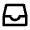 Inbox 2 Line Icon from Remix Line Set