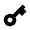 Key 2 Fill Icon from Remix Fill Set