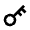 Key 2 Line Icon from Remix Line Set