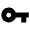 Key Fill Icon from Remix Fill Set