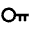 Key Line Icon from Remix Line Set