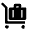 Luggage Cart Fill Icon from Remix Fill Set