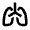 Lungs Line Icon from Remix Line Set