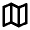 Map 2 Line Icon from Remix Line Set