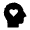 Mental Health Fill Icon from Remix Fill Set