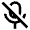 Mic Off Line Icon from Remix Line Set