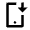 Mobile Download Line Icon from Remix Line Set