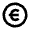Money Euro Circle Line Icon from Remix Line Set