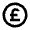 Money Pound Circle Line Icon from Remix Line Set