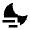 Moon Foggy Fill Icon from Remix Fill Set